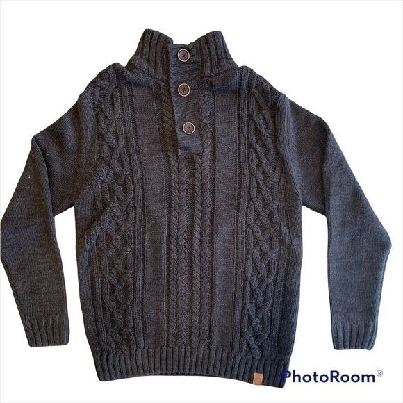 Weatherproof NWT Weatherproof Vintage Cable Knit Pullover Sweater Medium Gray - Picture 3 of 11